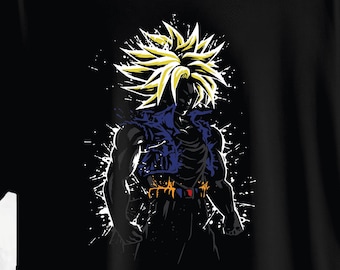 Maglietta Goku Trunks Hope – T-shirt Casual A Maniche Corte, In Puro Cotone, Slim Fit, Per Fan Di Dragon Ball