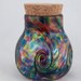 Blown Glass Spice Jar– Transparent Mix w/Twist