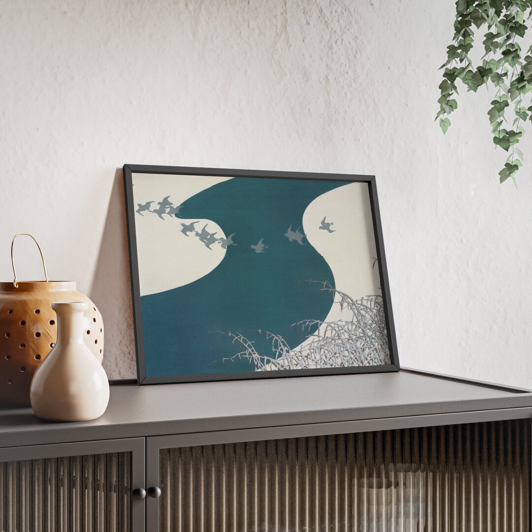 Poster With Wooden Frame, Vintage Poster - Etsy