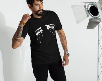 Camiseta Tóxica Lágrimas - Negro