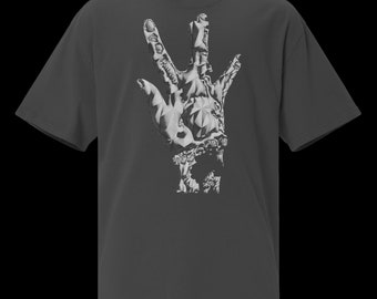 Camiseta oversize Westside desteñida