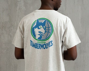 Minnesota Timberwolves Vintage Graphic T-shirt High quality Throwback