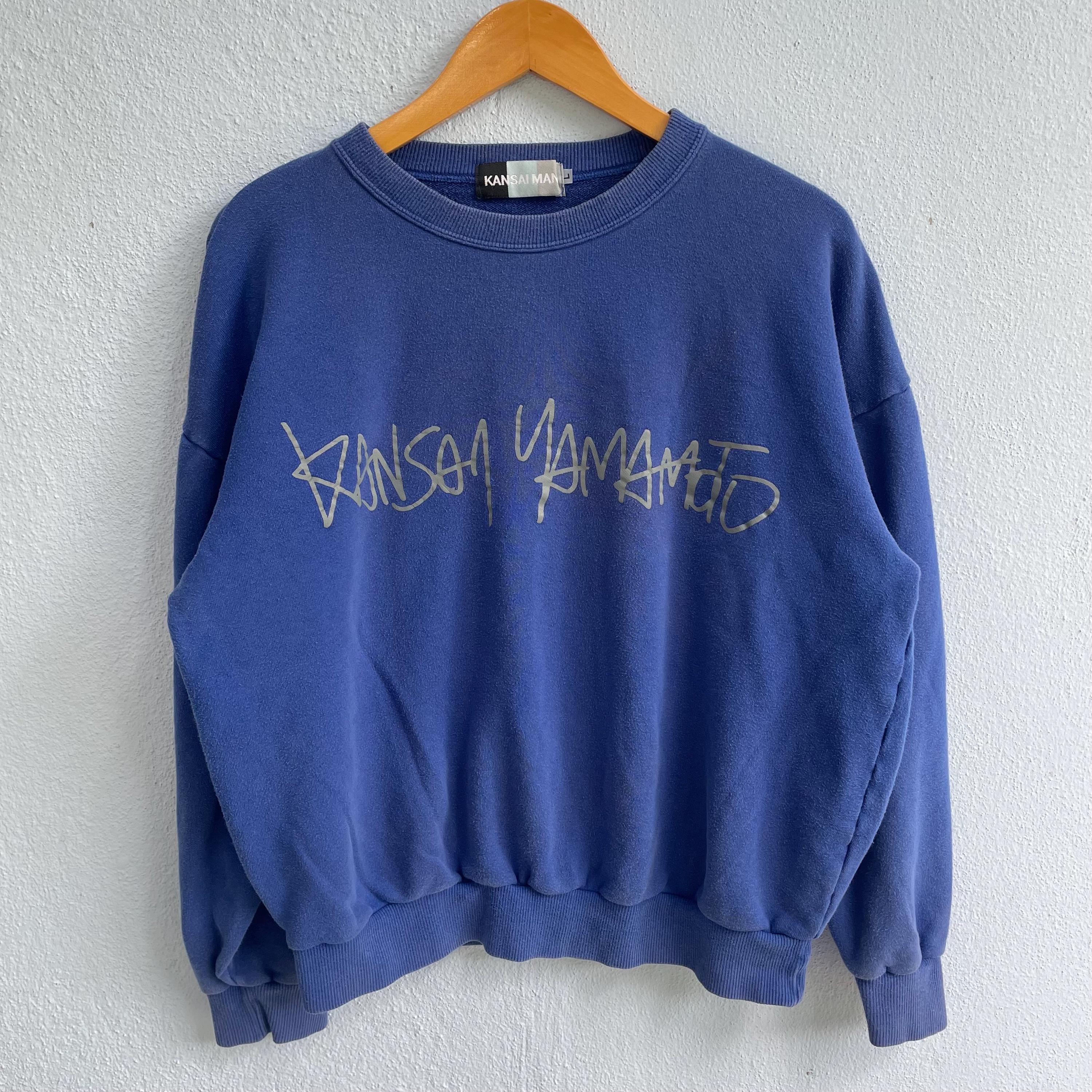 ヴィンテージ山本寛斎センターロゴスウェットシャツ - Etsy 日本