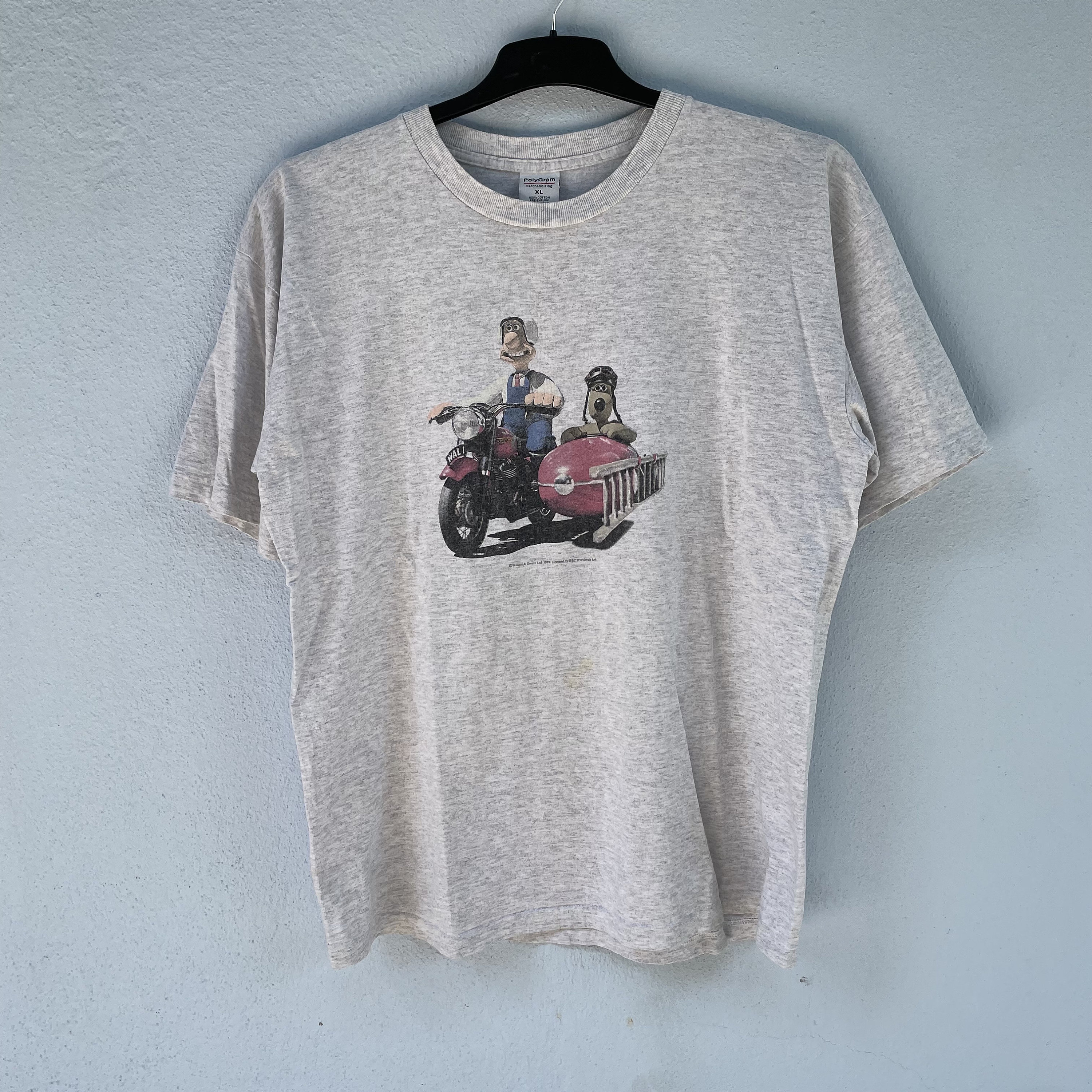 Vintage 1989 Wallace & Gromit Tshirt Size X-large - Etsy