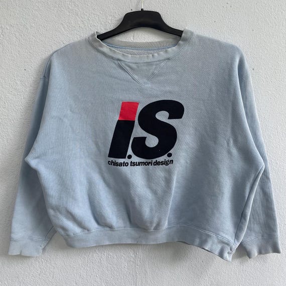 Issey Miyake, Vintage 80s Issey Miyake chisato tsumori design sweater blue turquoise color