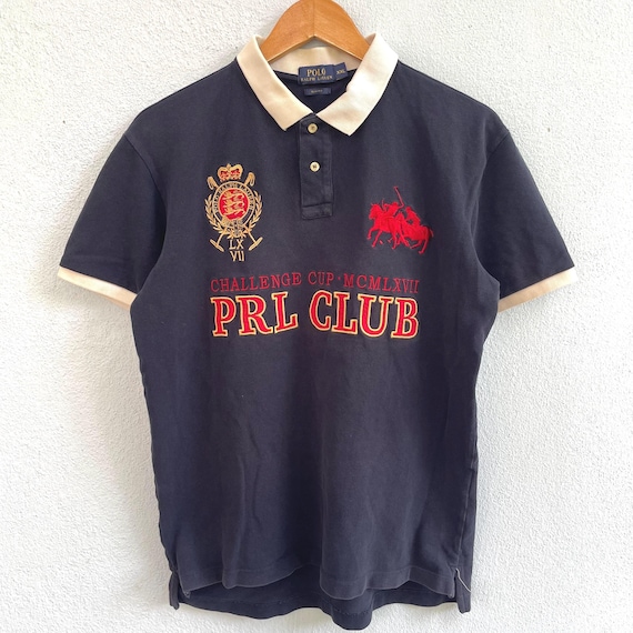 Y2k Polo Ralph Lauren Collar Shirt PRL Club/challenge Cup - Etsy