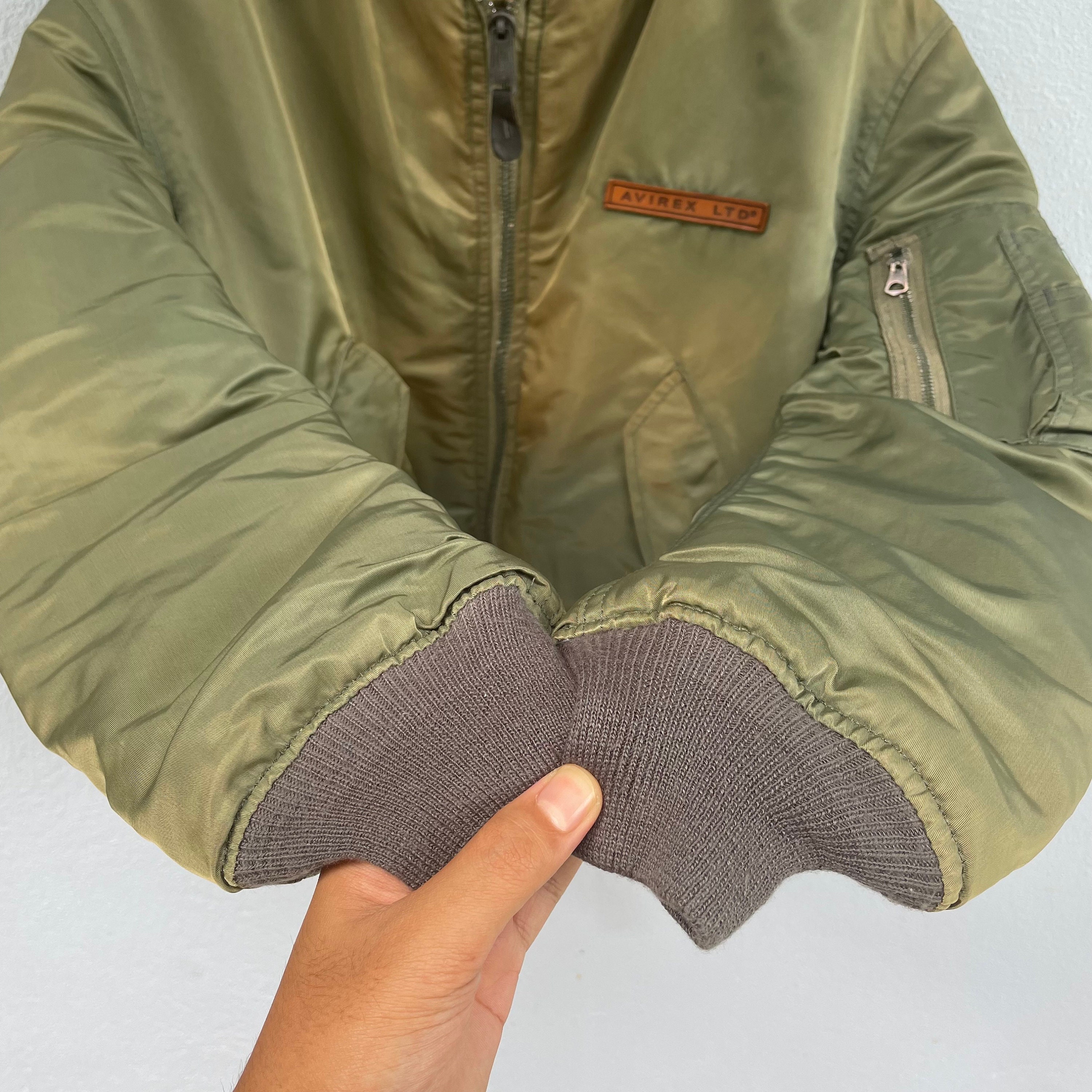 Vintage 90s Avirex USA Bomber Jacket - Etsy