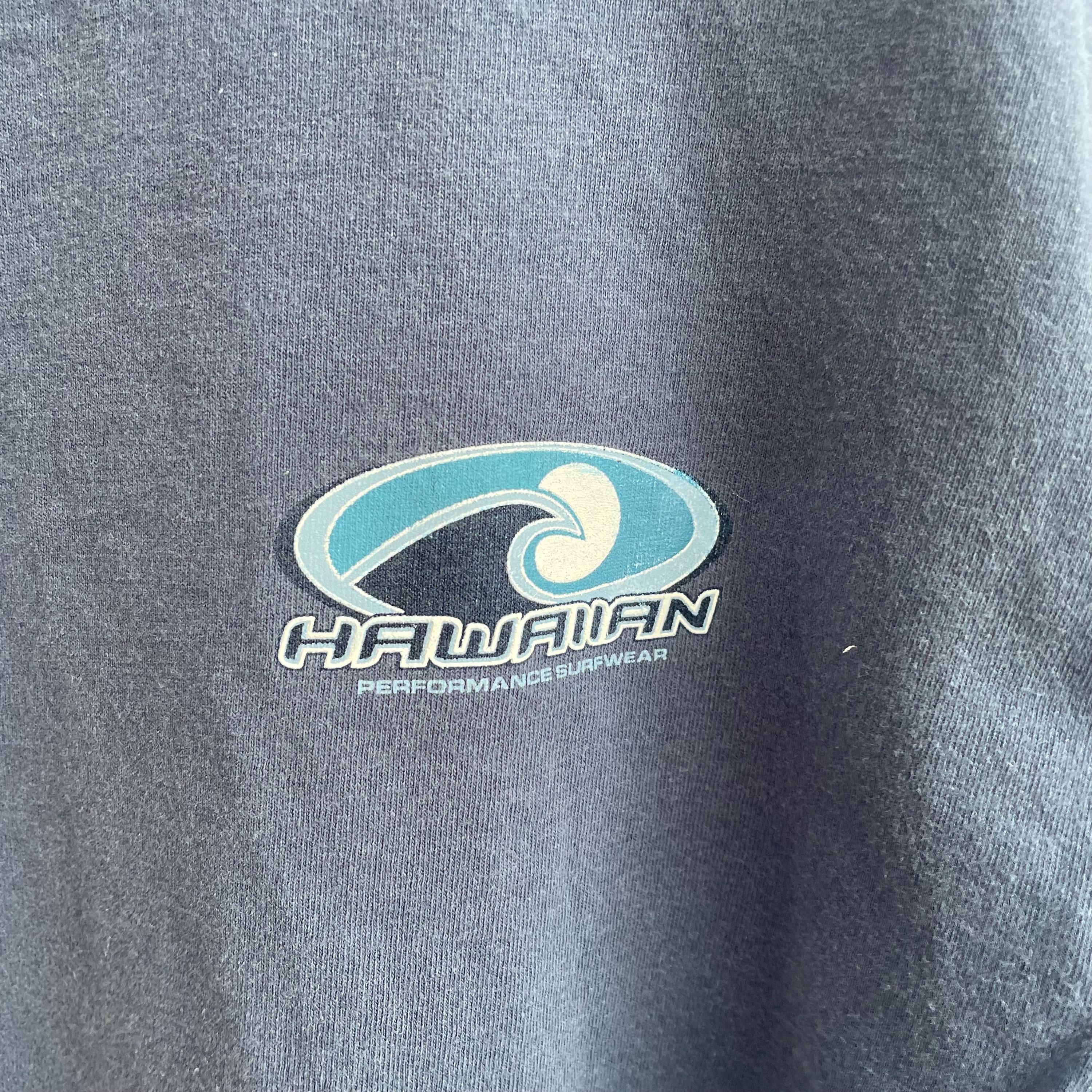 ヴィンテージ90年代ハワイアンパフォーマンスサーフウェアTシャツ 