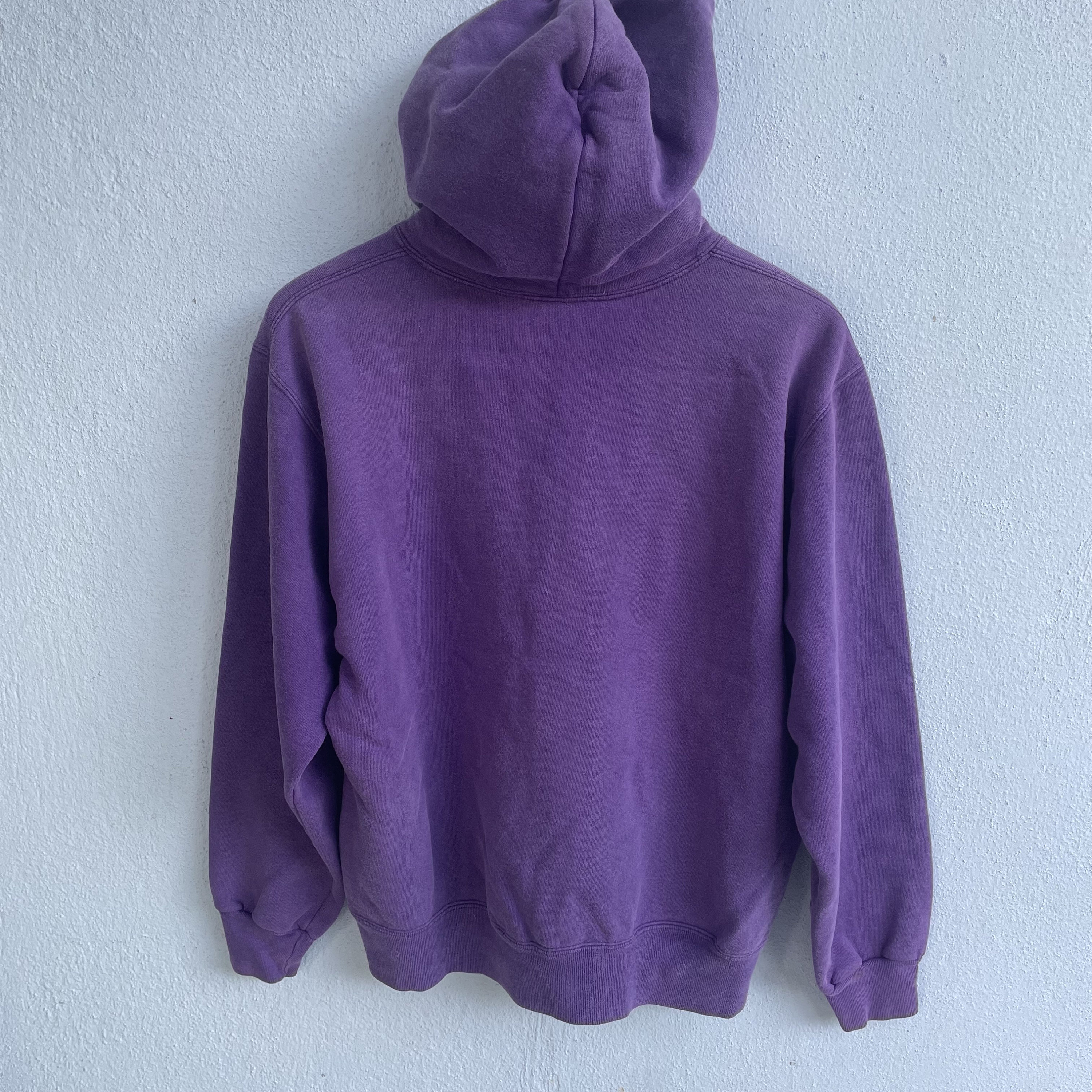 Vintage 90s Champion Small Logo Hoodie Purple Color Size X-large