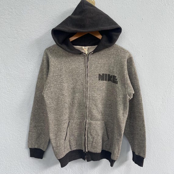 Vintage 70s Nike Block Two Tone Color Hoodie Zipper - Etsy