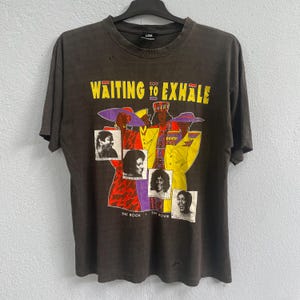Vintage 90s waiting to exhale whitney houston movie tshirt