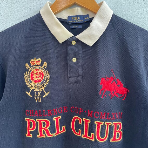 Y2k Polo Ralph Lauren Collar Shirt PRL Club/challenge Cup - Etsy