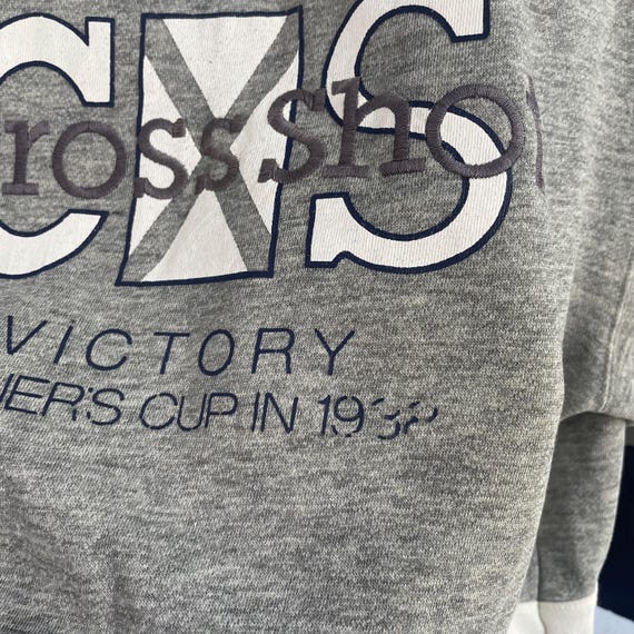 90s Los Angeles Sports Collection Sweatshirt - Cross Shot Quarter Zip - Color Block Pullover - Athletic Wear - Retro Sporty Streetwear View 6