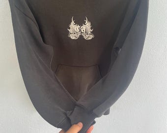 Vintage Christian Fletcher Hoodie Large - 90s Jerzees Super Sweats