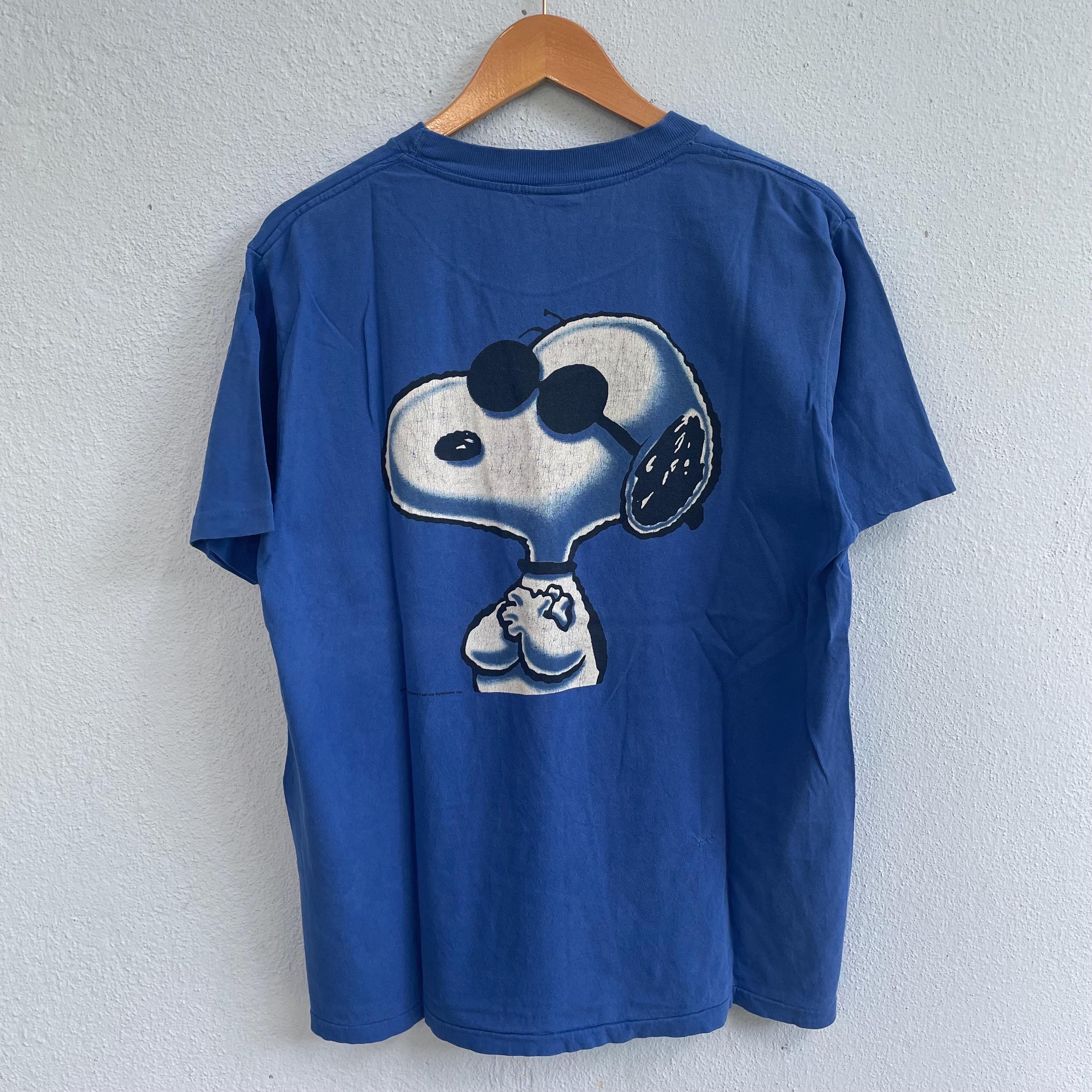 Vintage 90s Peanuts Snoopy Joe T-shirt, Size Large - Etsy