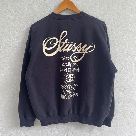 Vintage Stussy World Tour Crewneck Sweatshirt - Etsy