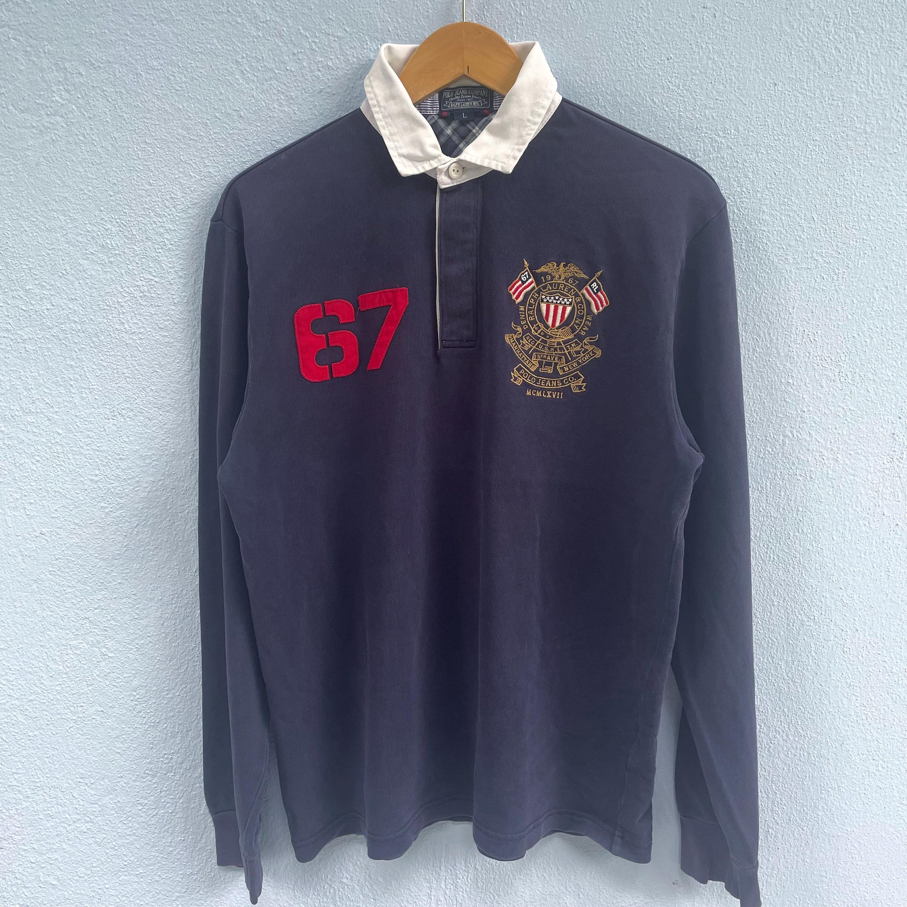 【美品】Polo Jeans Co. ストライプポロシャツ 67ワッペン 美品】Polo Jeans Co. ストライプポロシャツ 67ワッペン 【公式通販】