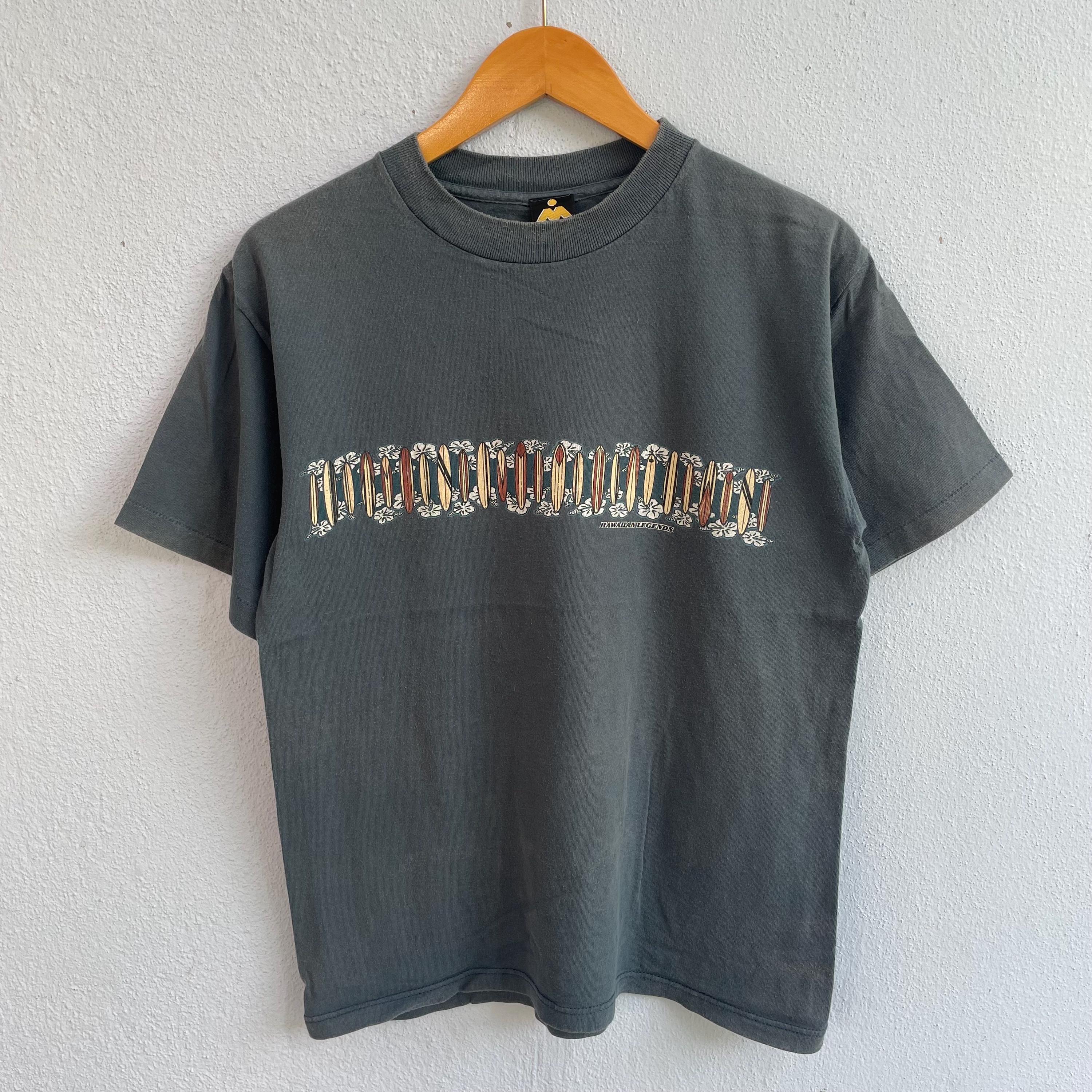 ヴィンテージ90年代ハワイアンレジェンドTシャツ シングルステッチ 