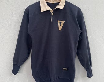 vintage 80s polo rugby collar shirt longsleeve