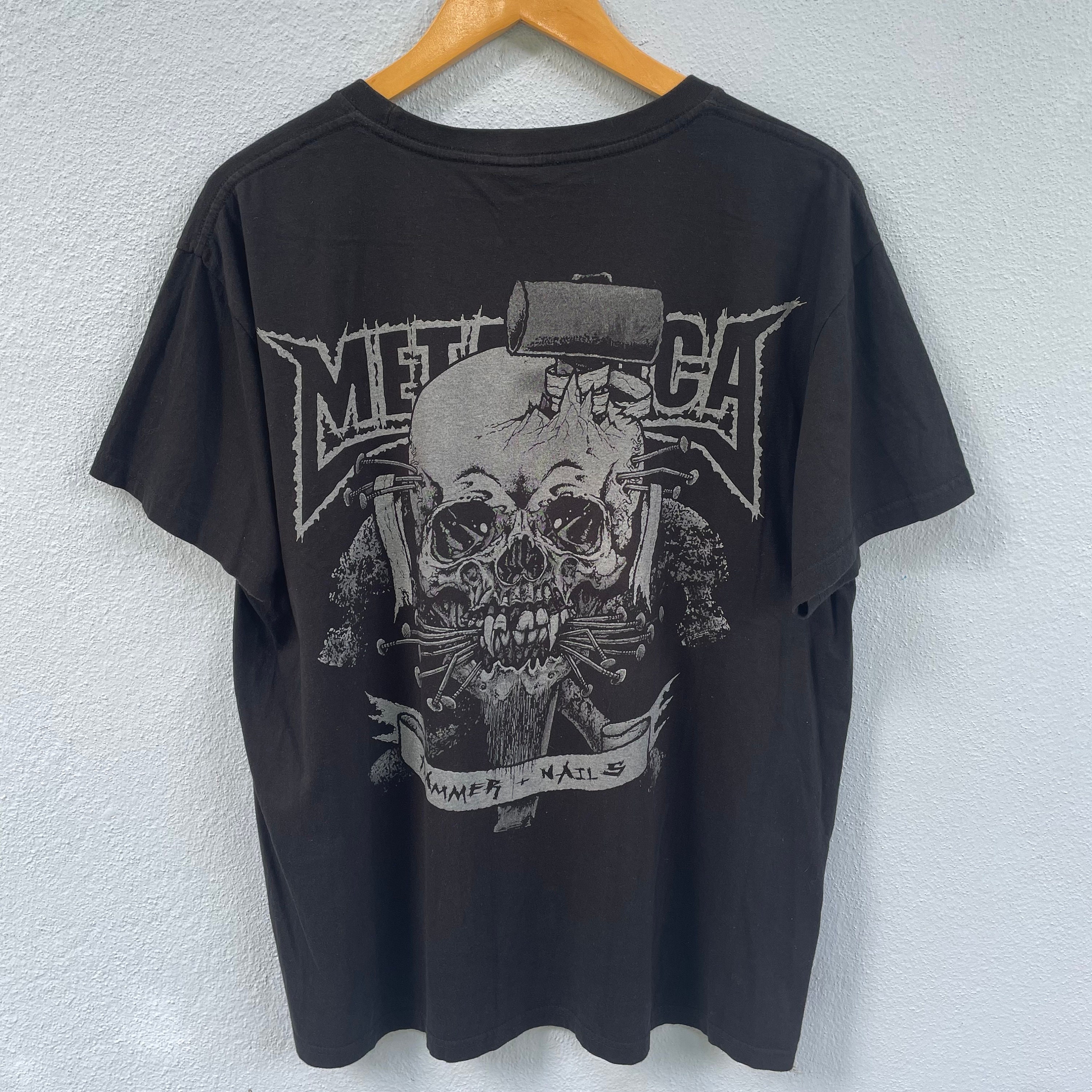 Metallica Pushead Hammer Nails Band Tshirt Size L - Etsy