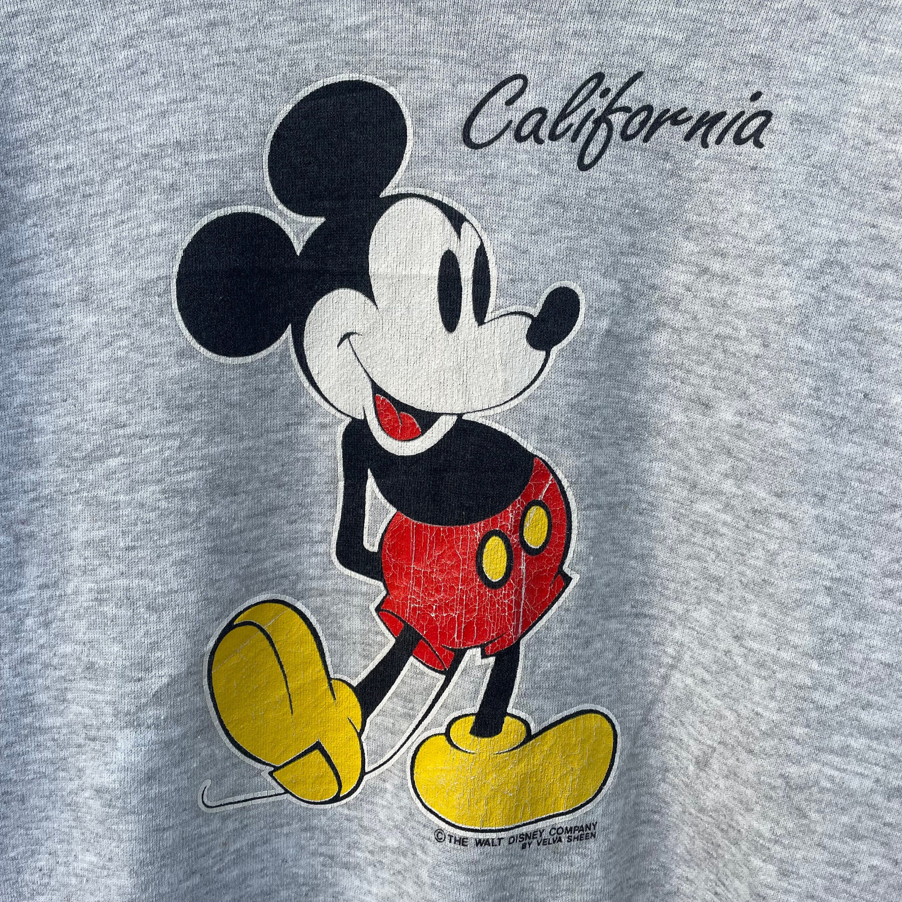 Vintage 90s Disney Mickey Mouse Velva Sheen Sweatshirt - Etsy