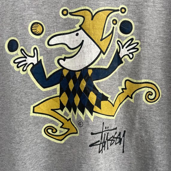 Vintage 80s Old Stussy Joker Mirror Print Tshirt - Etsy
