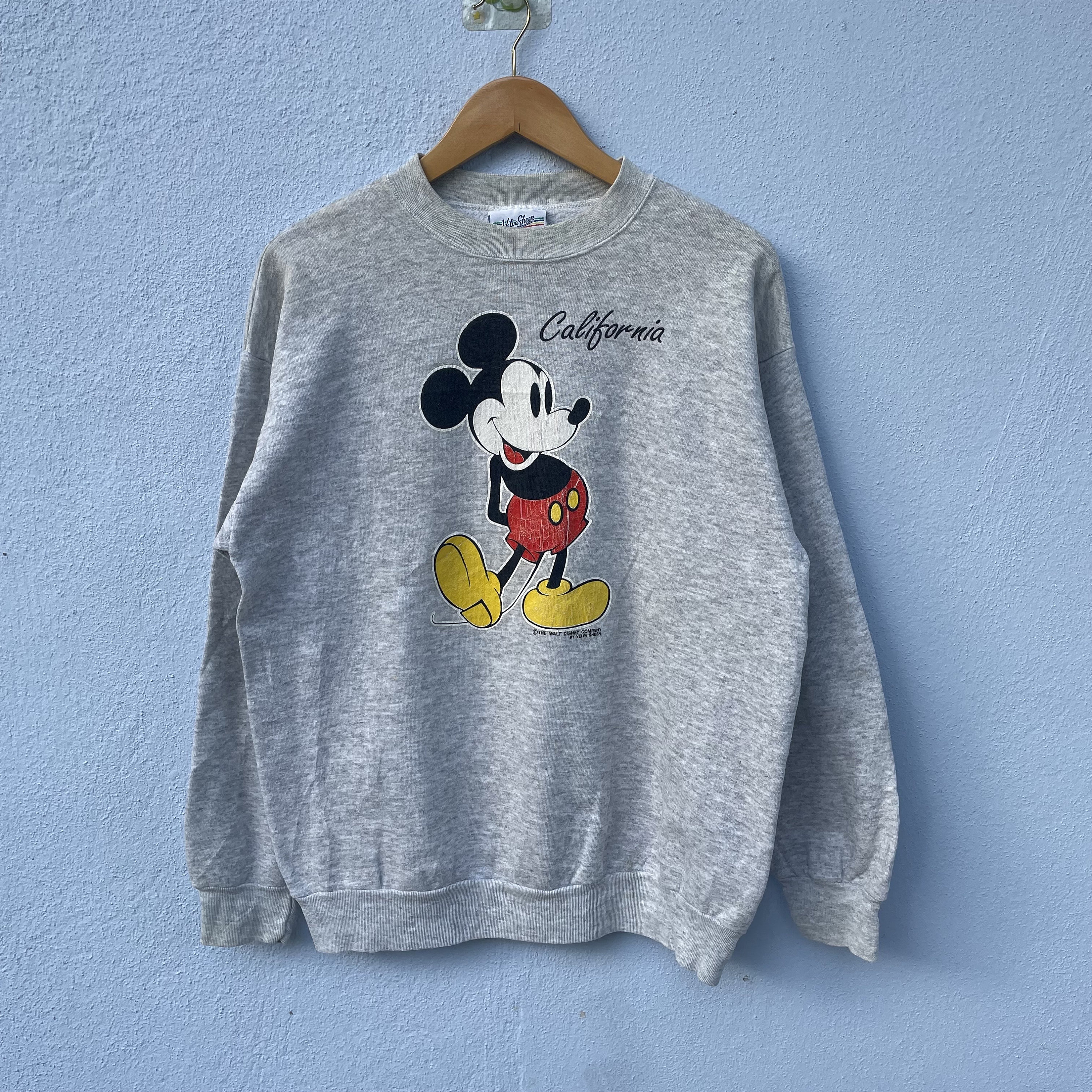 Vintage 90s Disney Mickey Mouse Velva Sheen Sweatshirt - Etsy