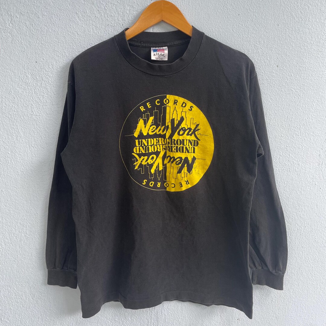 Vintage 90s New York Underground Records Shirt - Hip Hop House