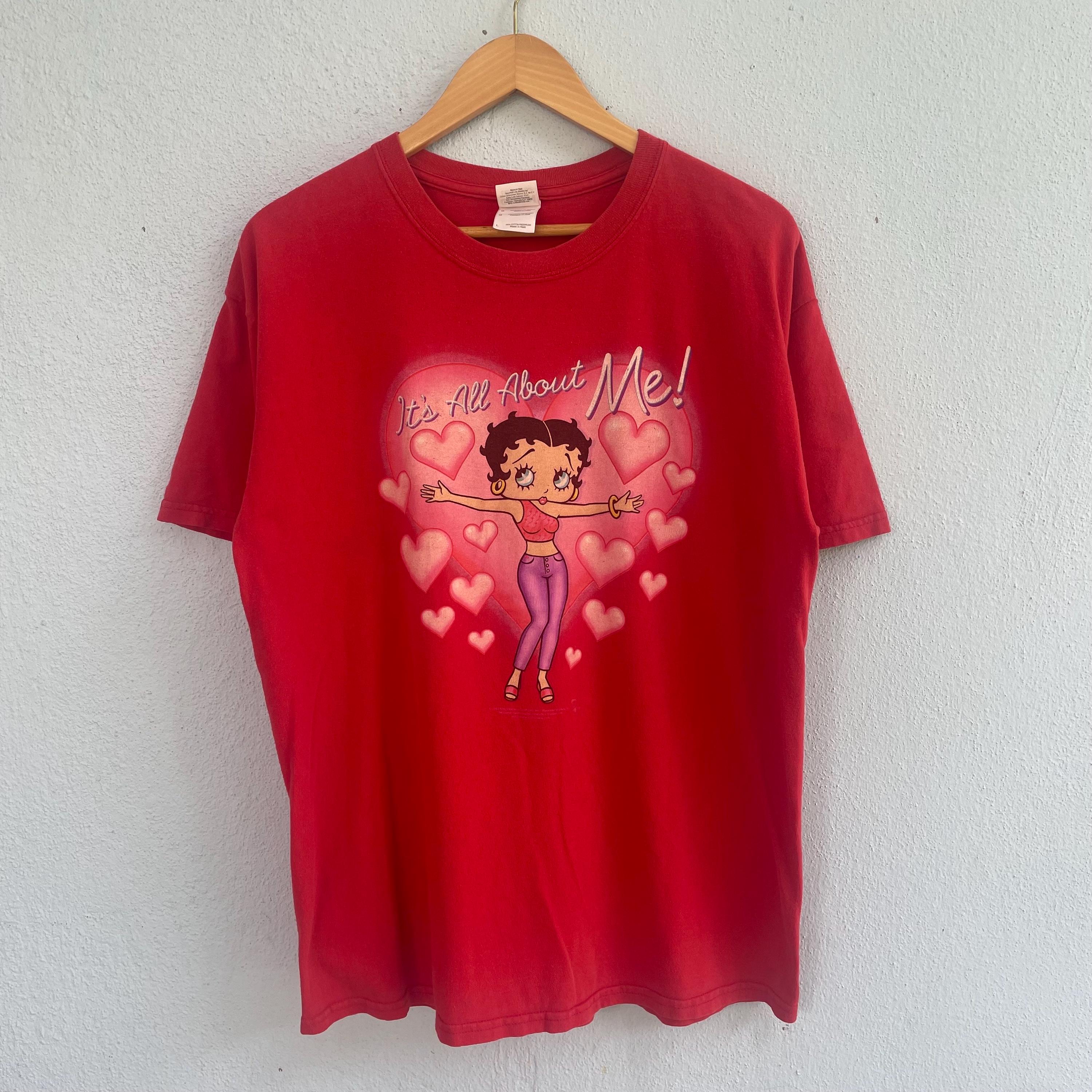 Y2K Betty Boop T-shirt Red - It's All About Me Graphic Tee