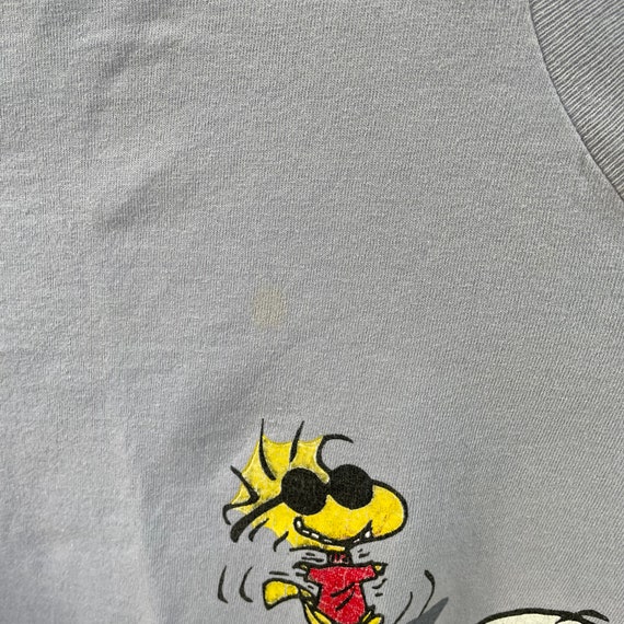 Vintage 90s snoopy joe cool california knott’s ts… - image 5