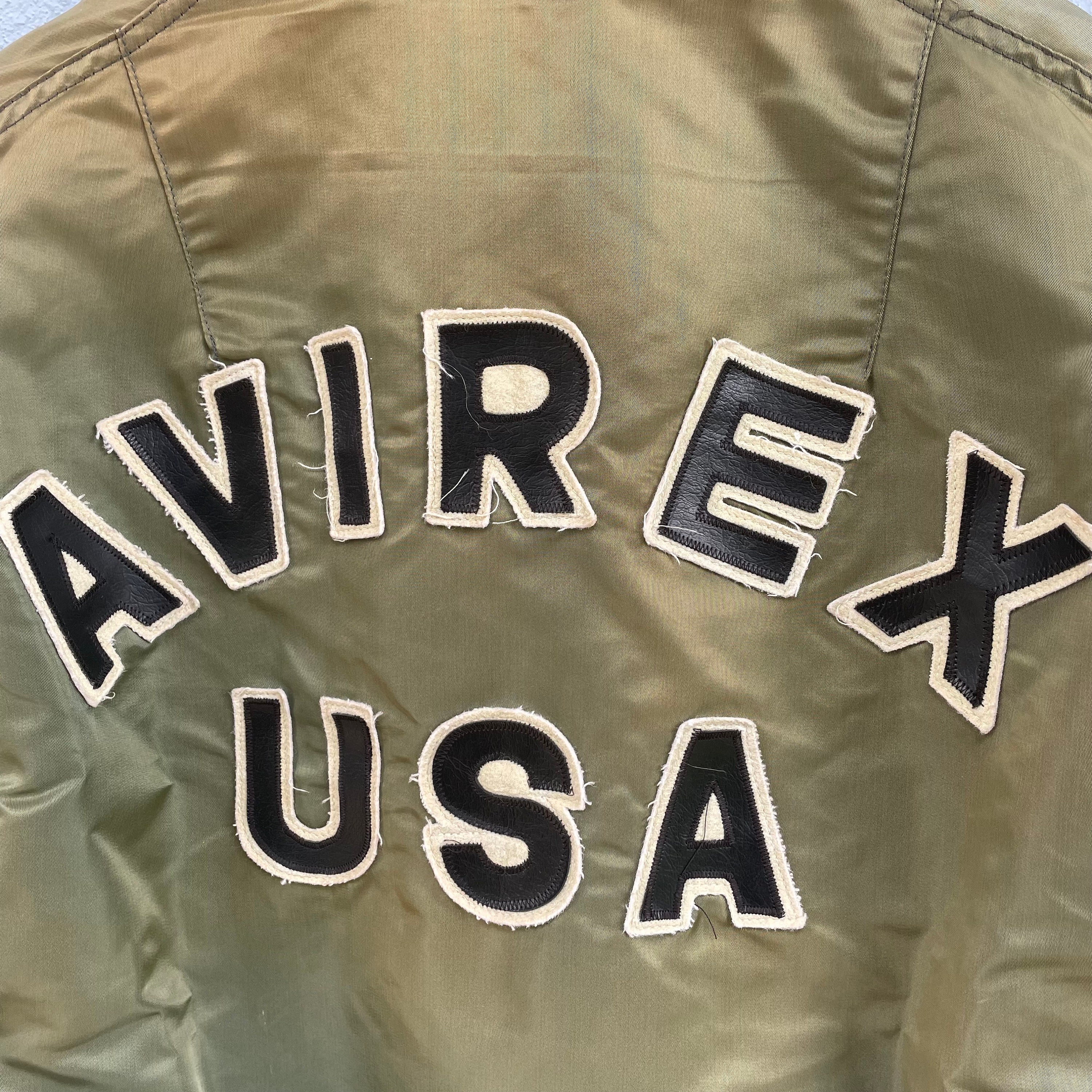 Vintage 90s Avirex USA Bomber Jacket - Etsy