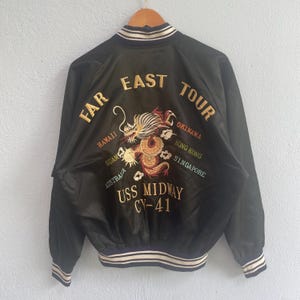 新品デッドストック/80sヴィンテージスカジャンFAR EAST TOUR沖縄 12月1日（日）入荷！80s FAR EAST TOUR OKINAWA JAPAN TOUR JACKET