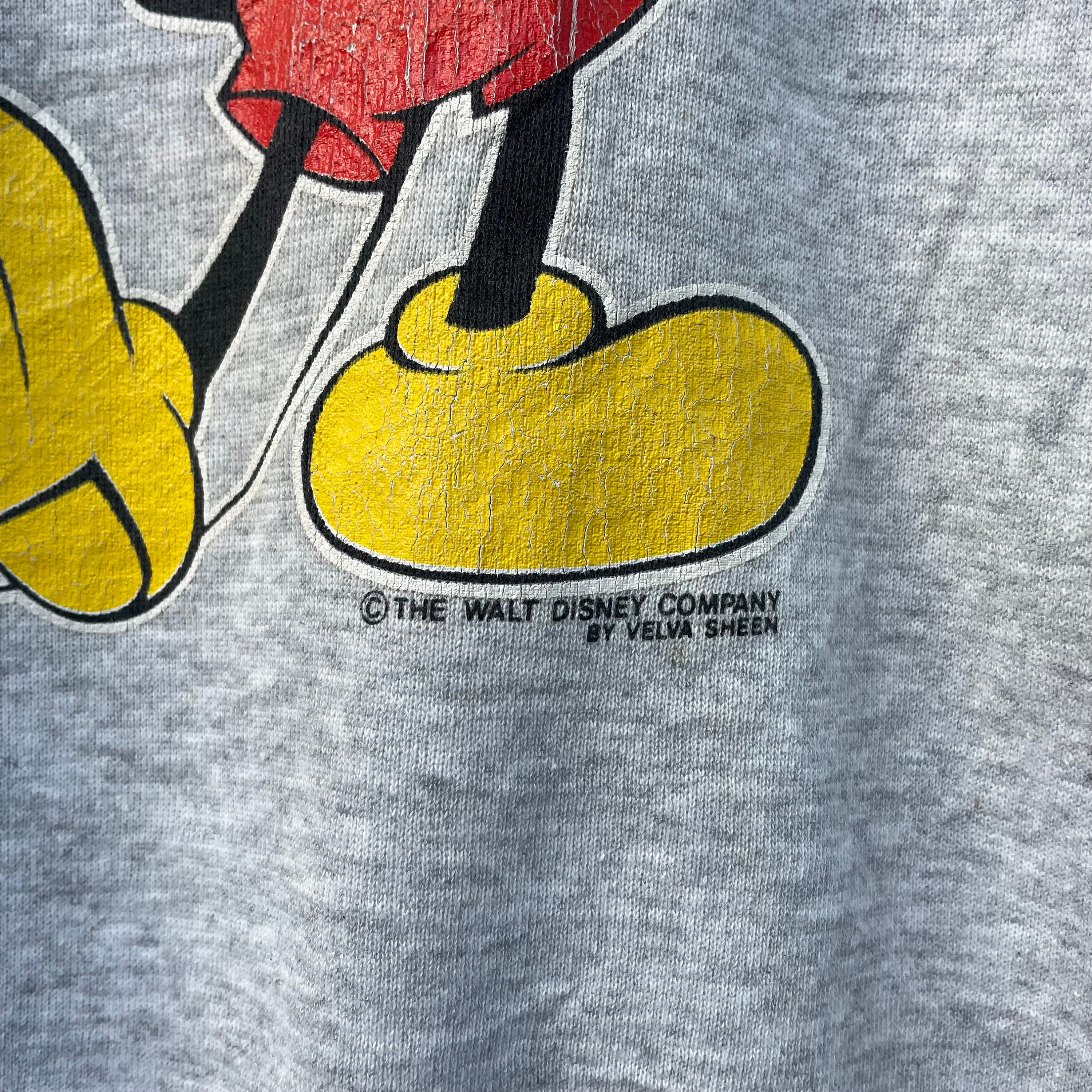Vintage 90s Disney Mickey Mouse Velva Sheen Sweatshirt - Etsy