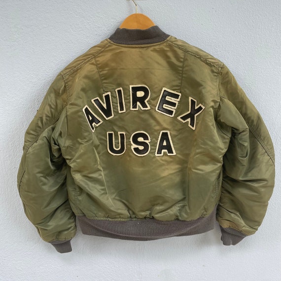 Vintage 90s Avirex USA Bomber Jacket - Etsy