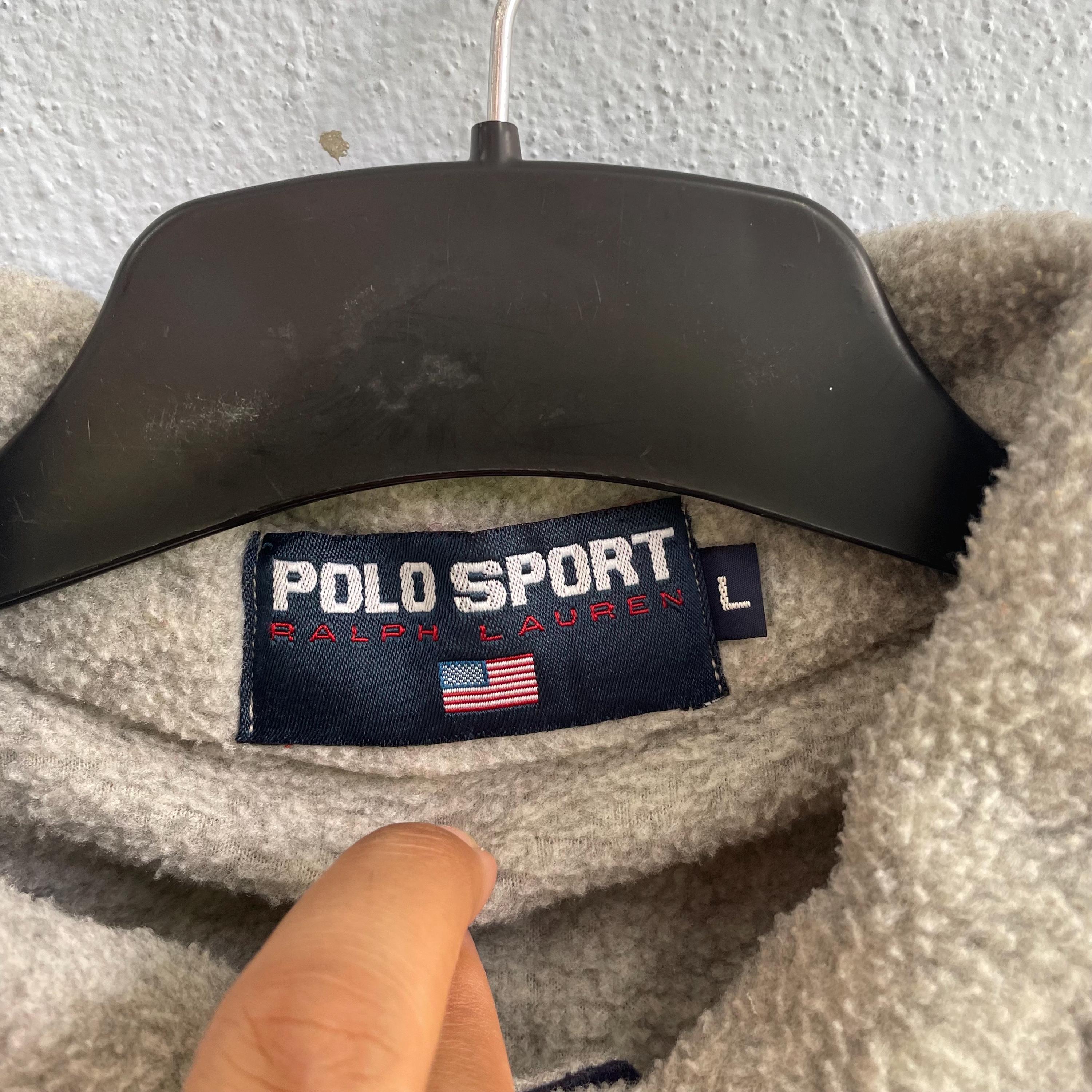 90s polo sport usa製 パーカー スナップボタン - メルカリ