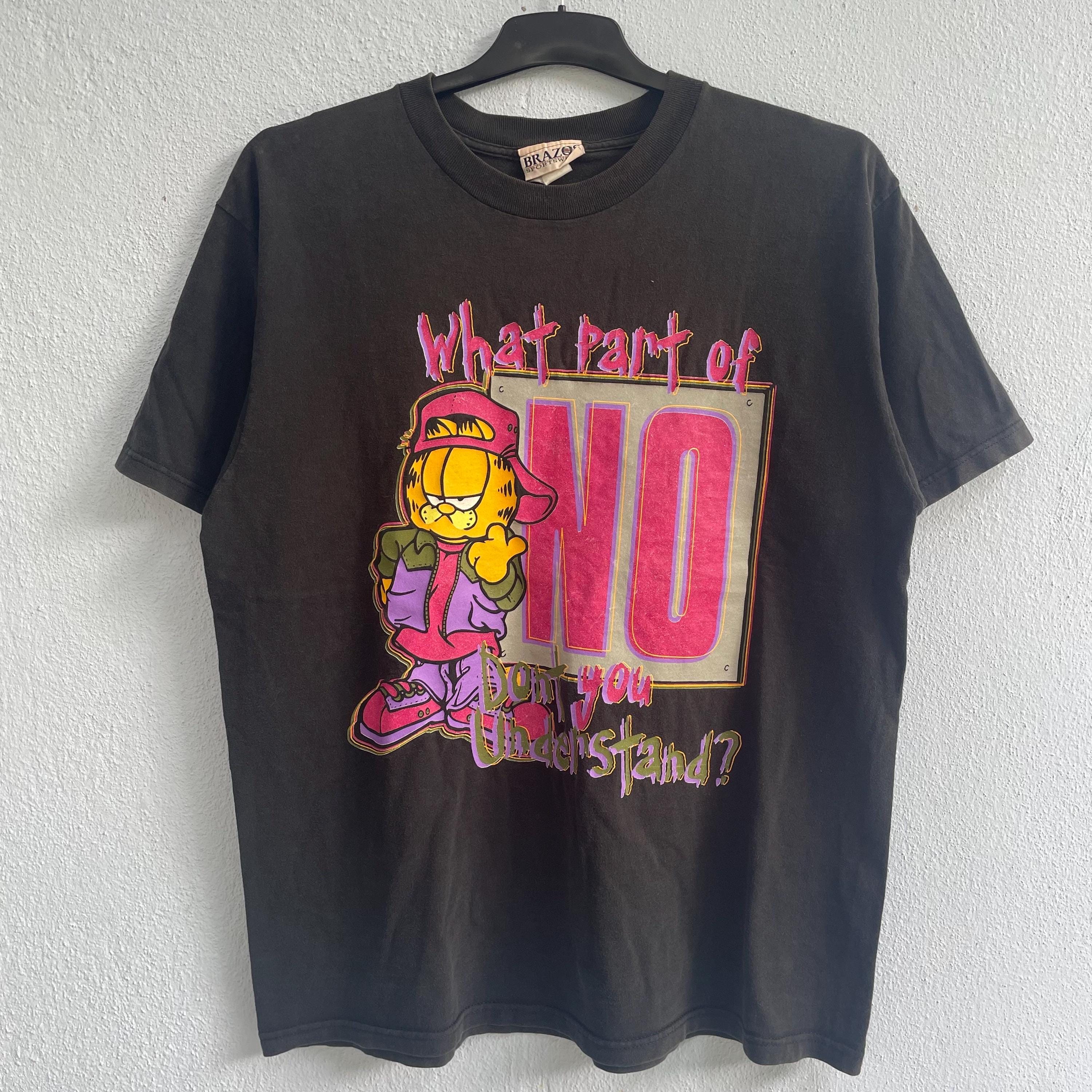 Vintage Garfield Hip Hop Big Print Tshirt - Etsy