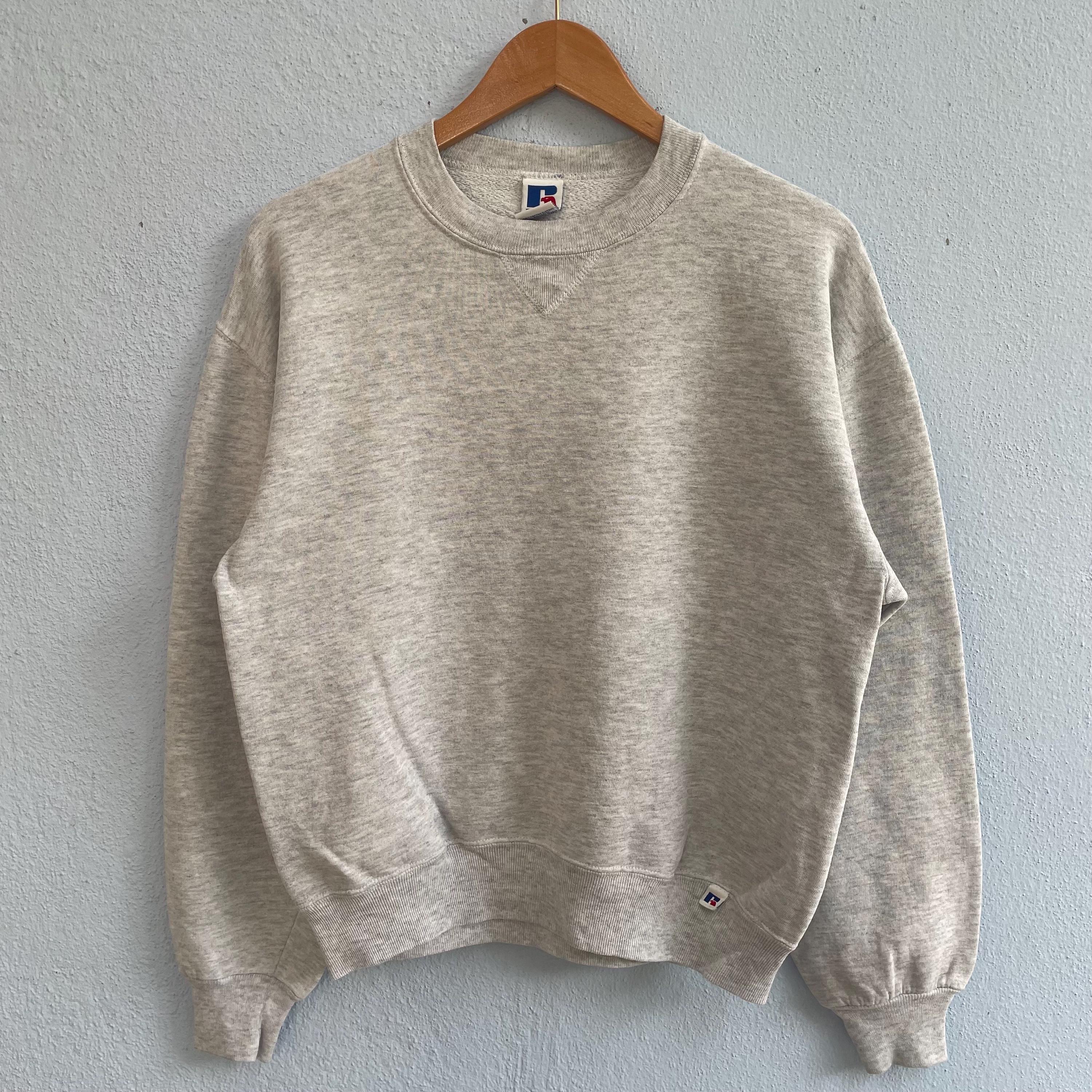 Vintage 90s Russell Athletic Plain Sweatshirt - Etsy
