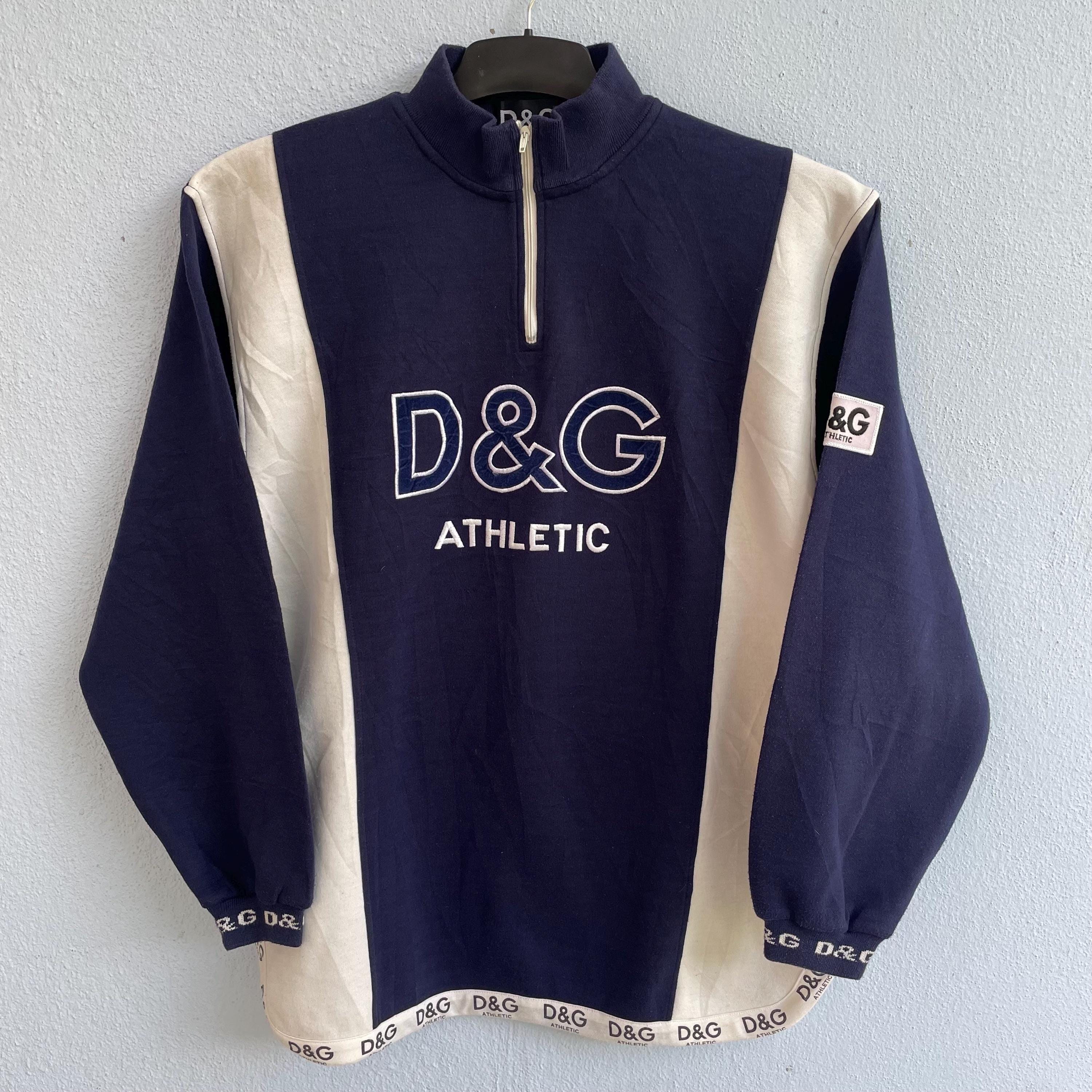 Vintage Dolce & Gabbana Athletic Quarter Zip Sweatshirt - Etsy