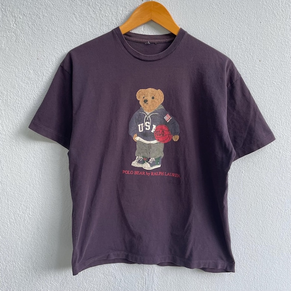 Vintage Polo Bear by Polo Ralph Lauren Tshirt Size Medium - Etsy