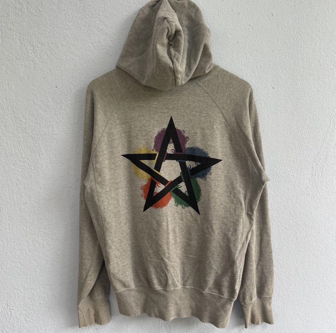 Vintage Hysteric Glamour Star Graphic Hoodie Zipper - Etsy Denmark