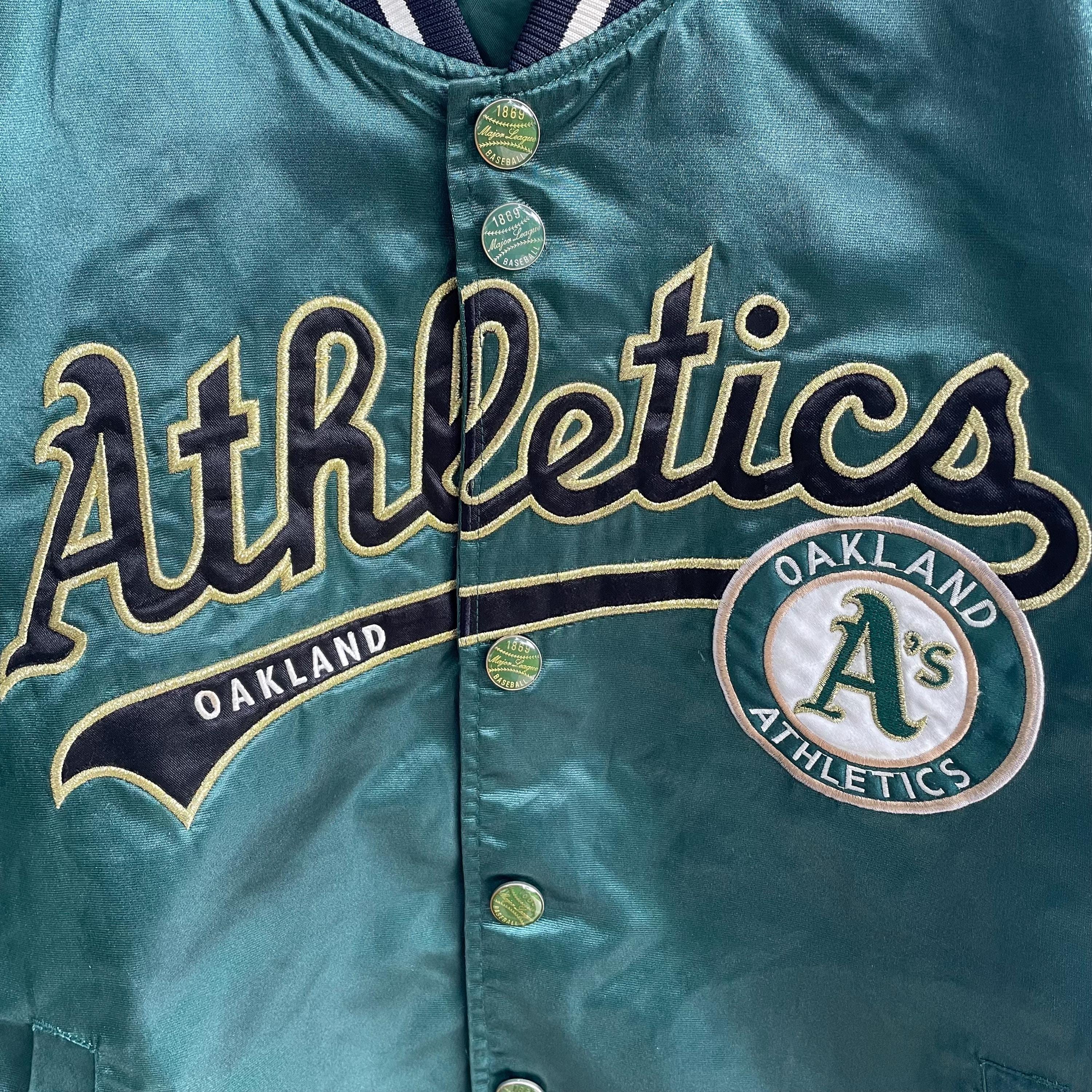 Vintage MLB Oakland Athletics Light Jacket - Etsy
