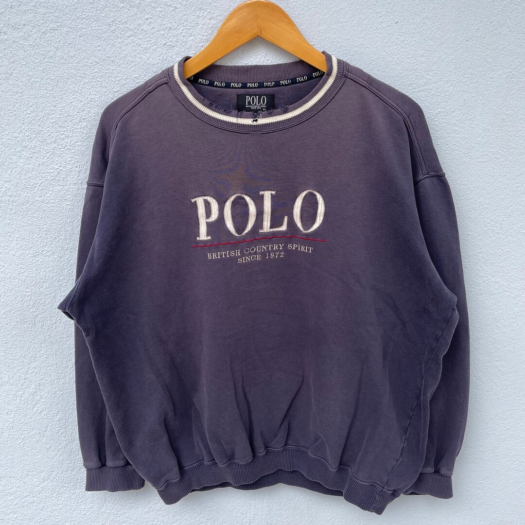 Vintage Polo British Country Spirit Embroided Logo Vintage Polo British Country Spirit Embroided Logo