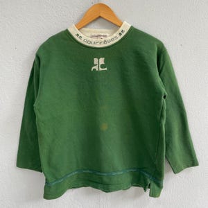 Vintage Courreges sport paris sweatshirt