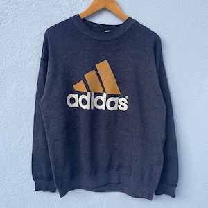 vintage 90s adidas big logo sweatshirt size Large