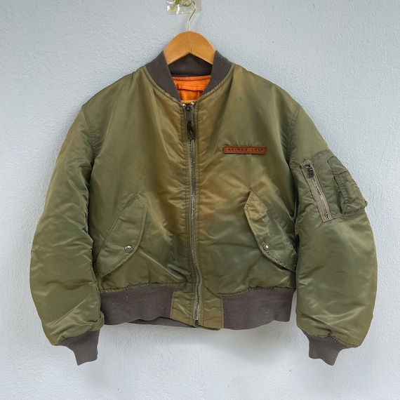 AVIREX USA 牛革ジャケットM Avirex USA Authentic Varsity Leather Jacket Size M Used Rare