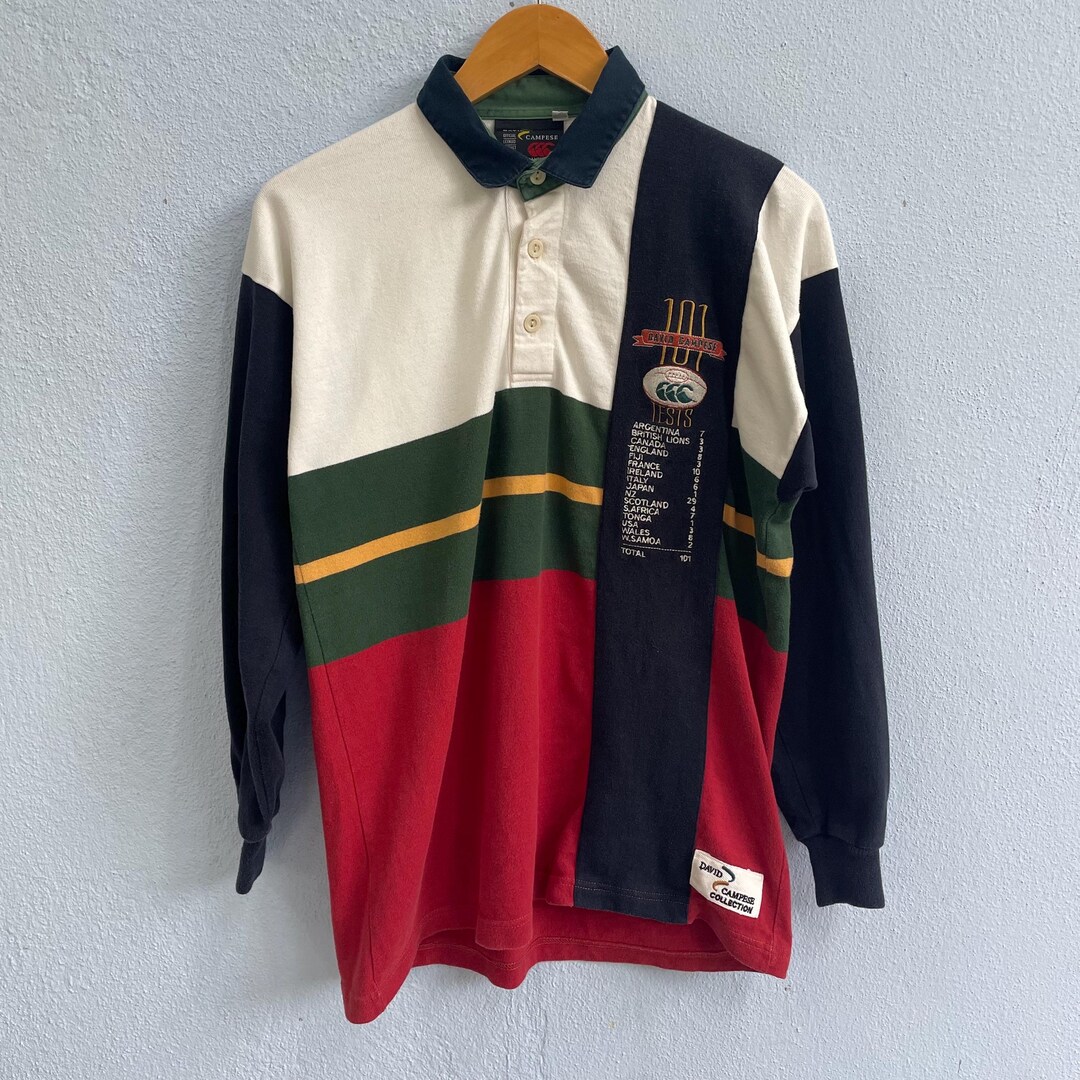 RARE! 90s Canterbury David Campese 100 Test Limited Edition Polo