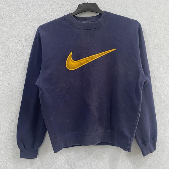 Vintage 90s Nike Swoosh Big Logo Sweatshirt - Etsy