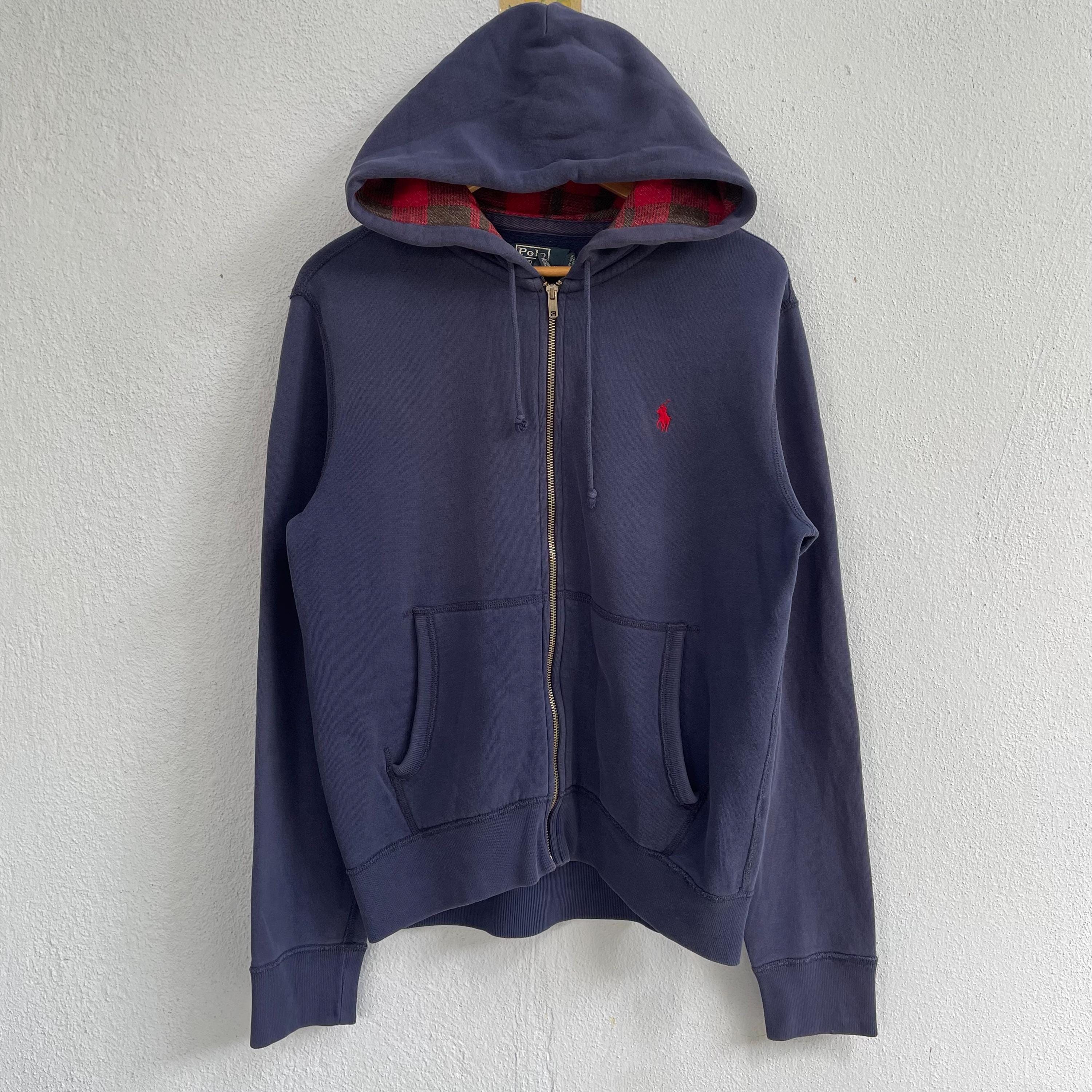 Vintage 90s Polo Ralph Lauren Hoodie Zipper - Etsy