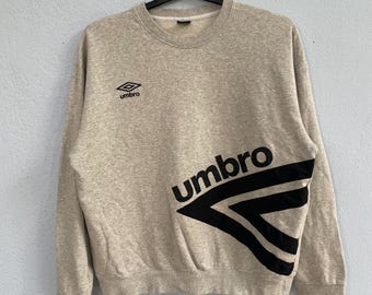 Vintage Umbro Sweatshirt Size M Gray 00s Sport Style Crewneck