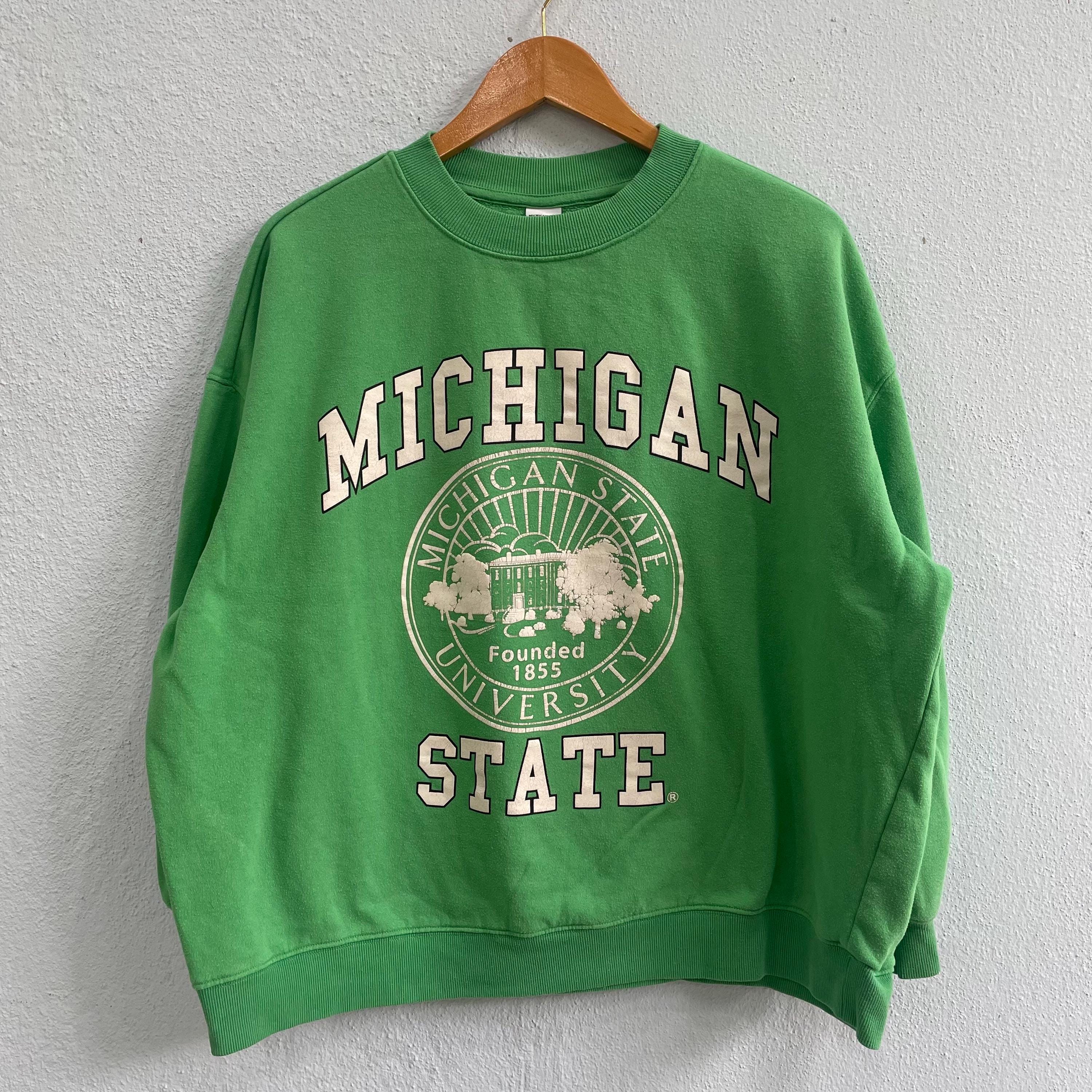 ミシガン州立大学 スウェットシャツ ミシガン州立大学のスウェットシャツ - Etsy 日本